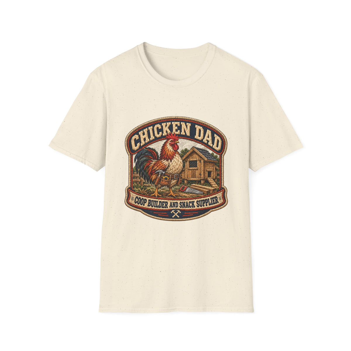 Chicken Dad Vintage Farmhouse T-Shirt