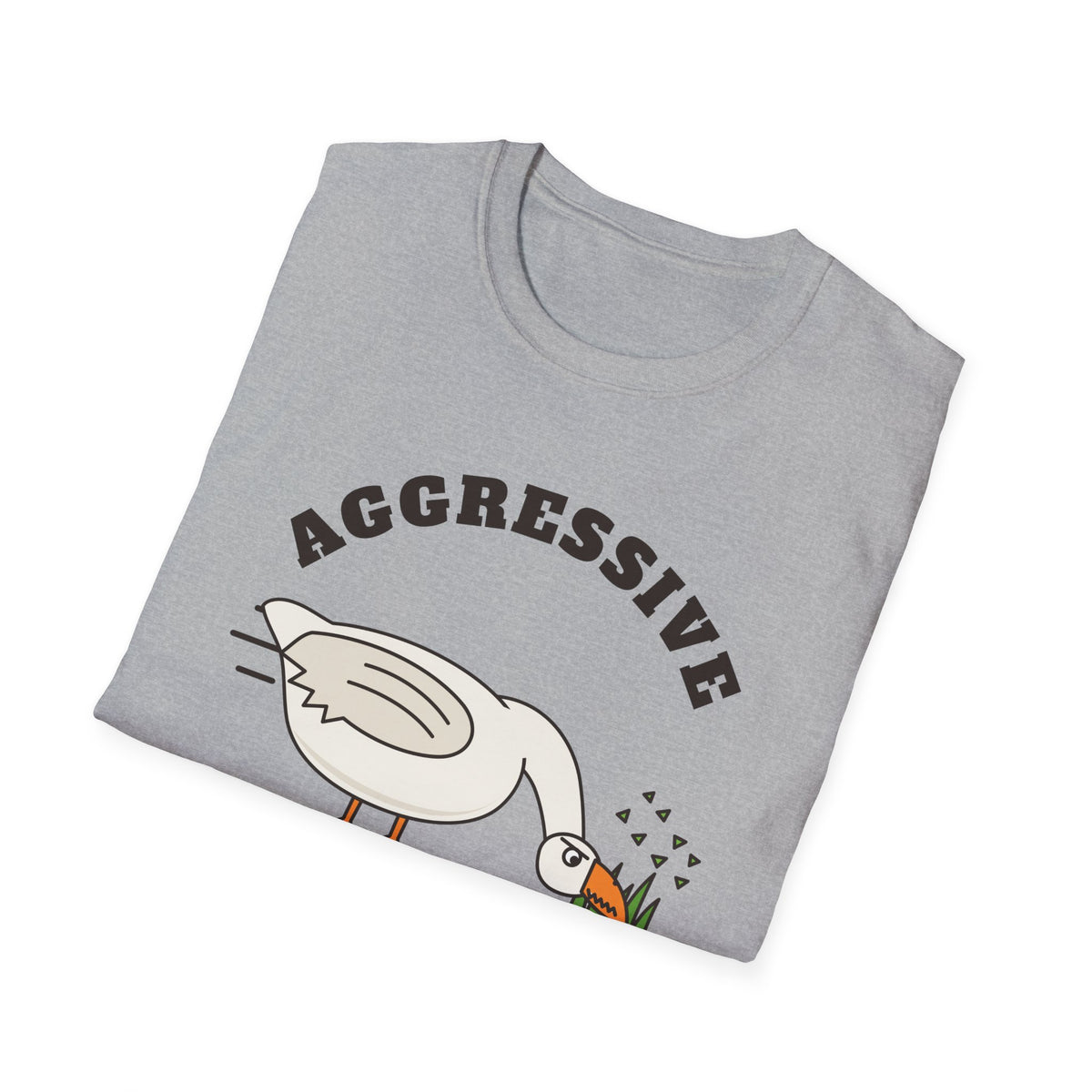 Aggressive Lawn Mowing Goose T-Shirt