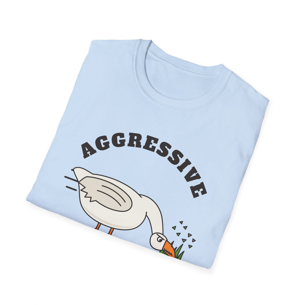Aggressive Lawn Mowing Goose T-Shirt