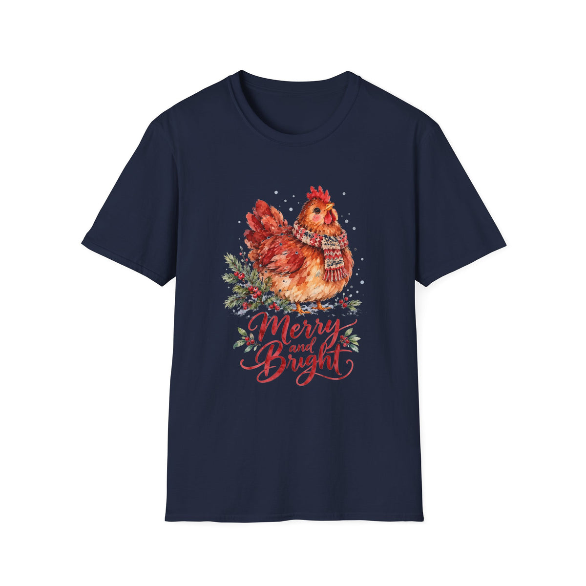 Merry Bright Christmas Squirrel T-Shirt