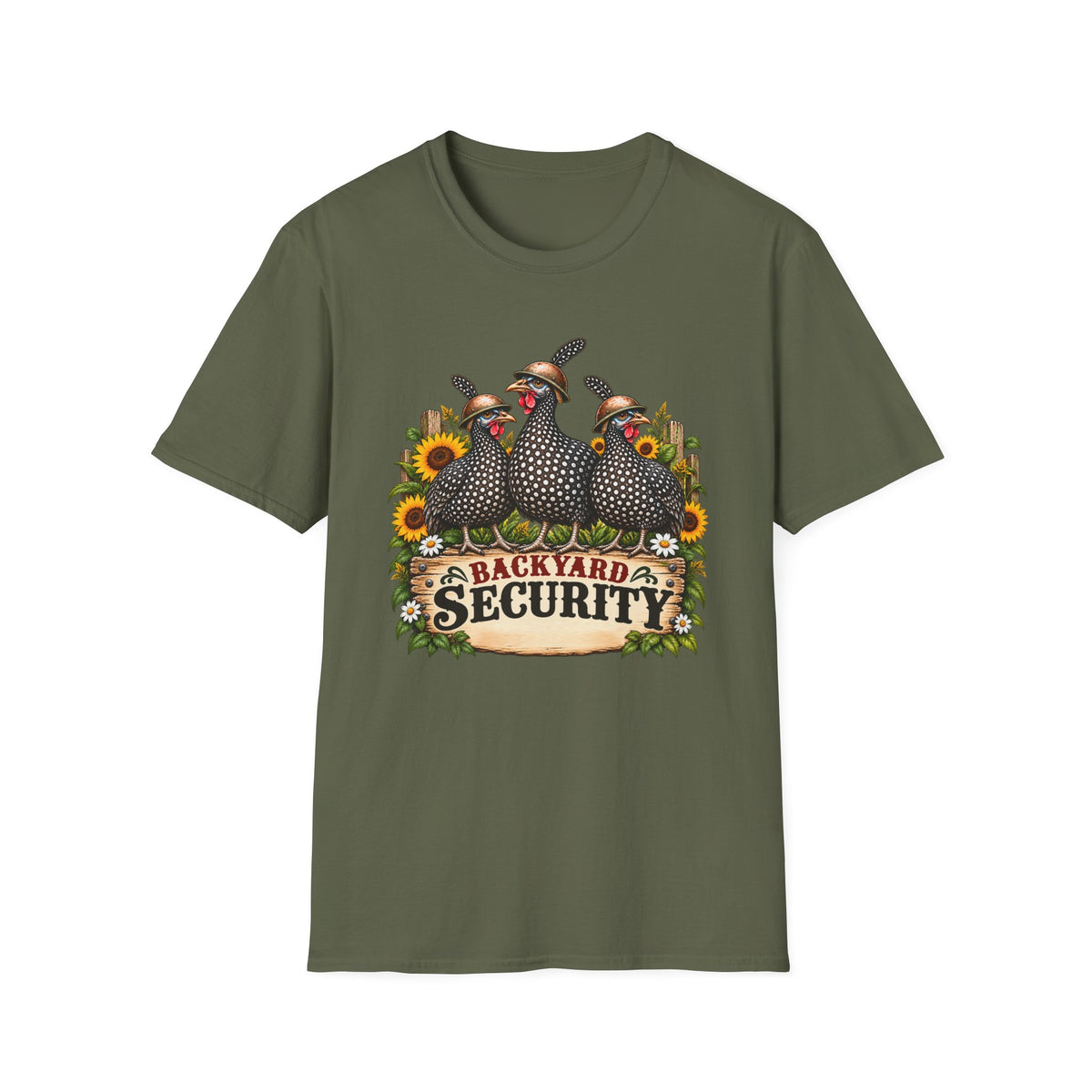 Backyard Security Guineas T-Shirt