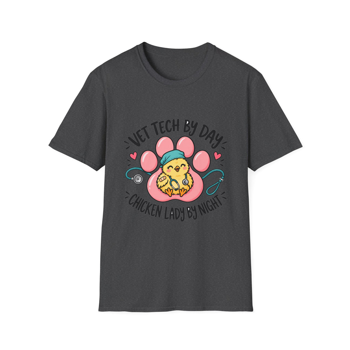 Vet Tech by Day Chicken Lady by Night T-Shirt