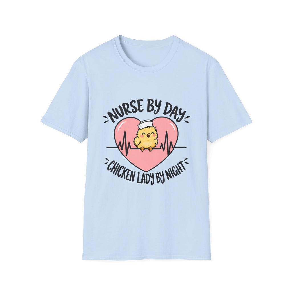Nurse by Day Chicken Lady by Night T-Shirt