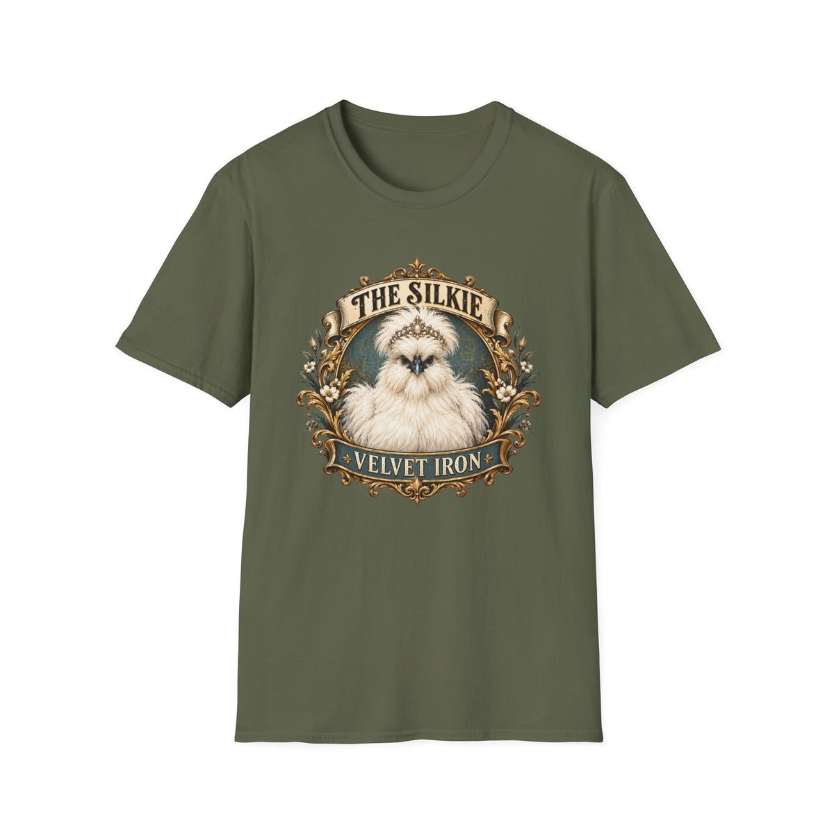 The Silkie Velvet Iron Chicken T-Shirt