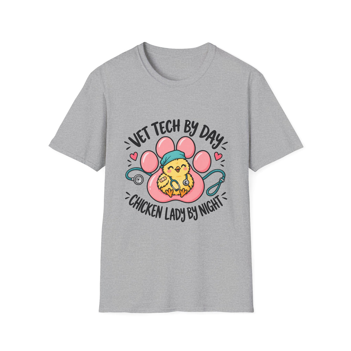 Vet Tech by Day Chicken Lady by Night T-Shirt