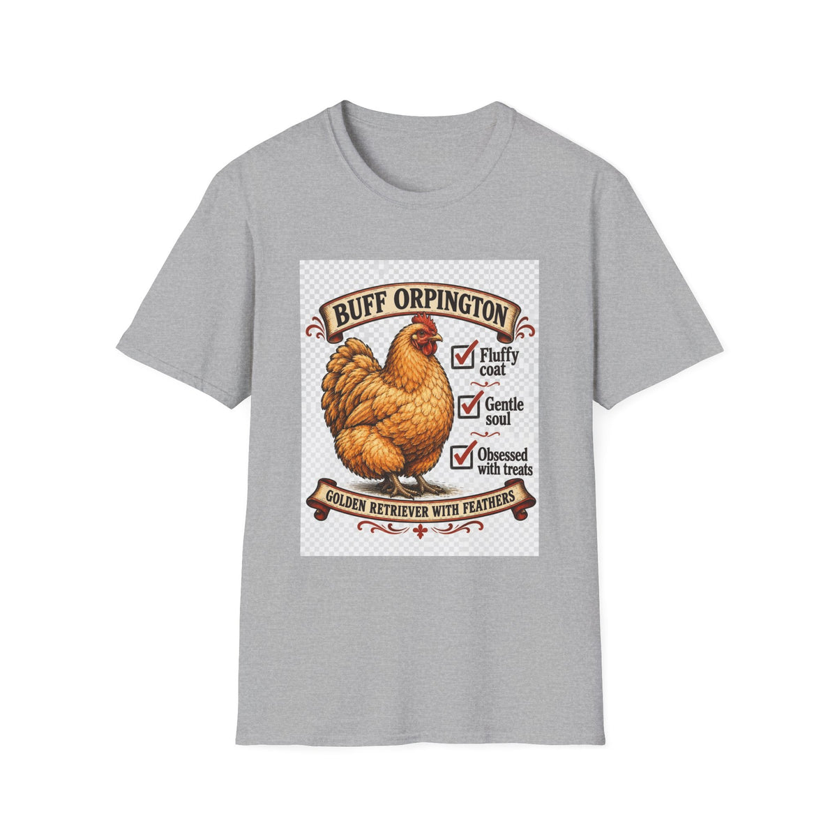 Buff Orpington Golden Retriever Chicken Facts T-Shirt