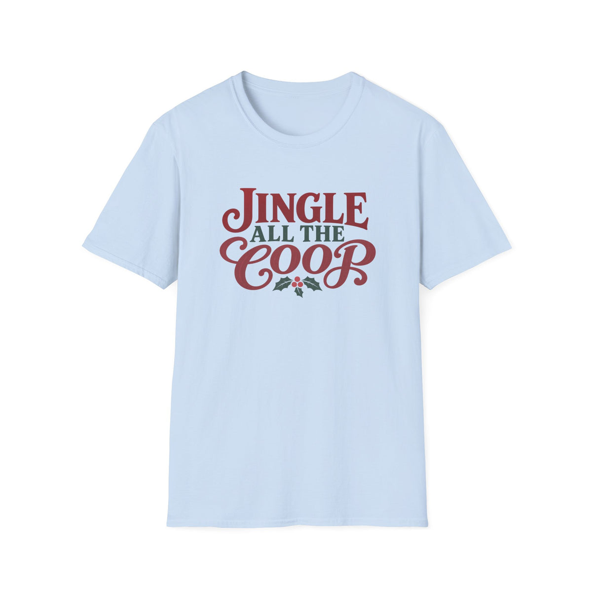 Jingle All the Coop Christmas Chicken Lover T-Shirt