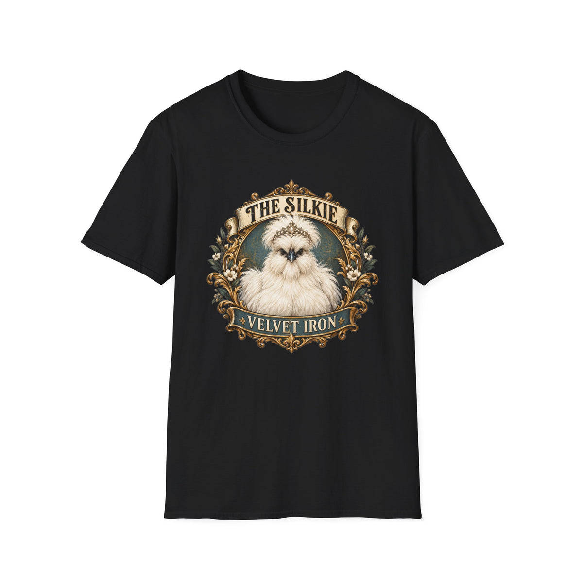 The Silkie Velvet Iron Chicken T-Shirt