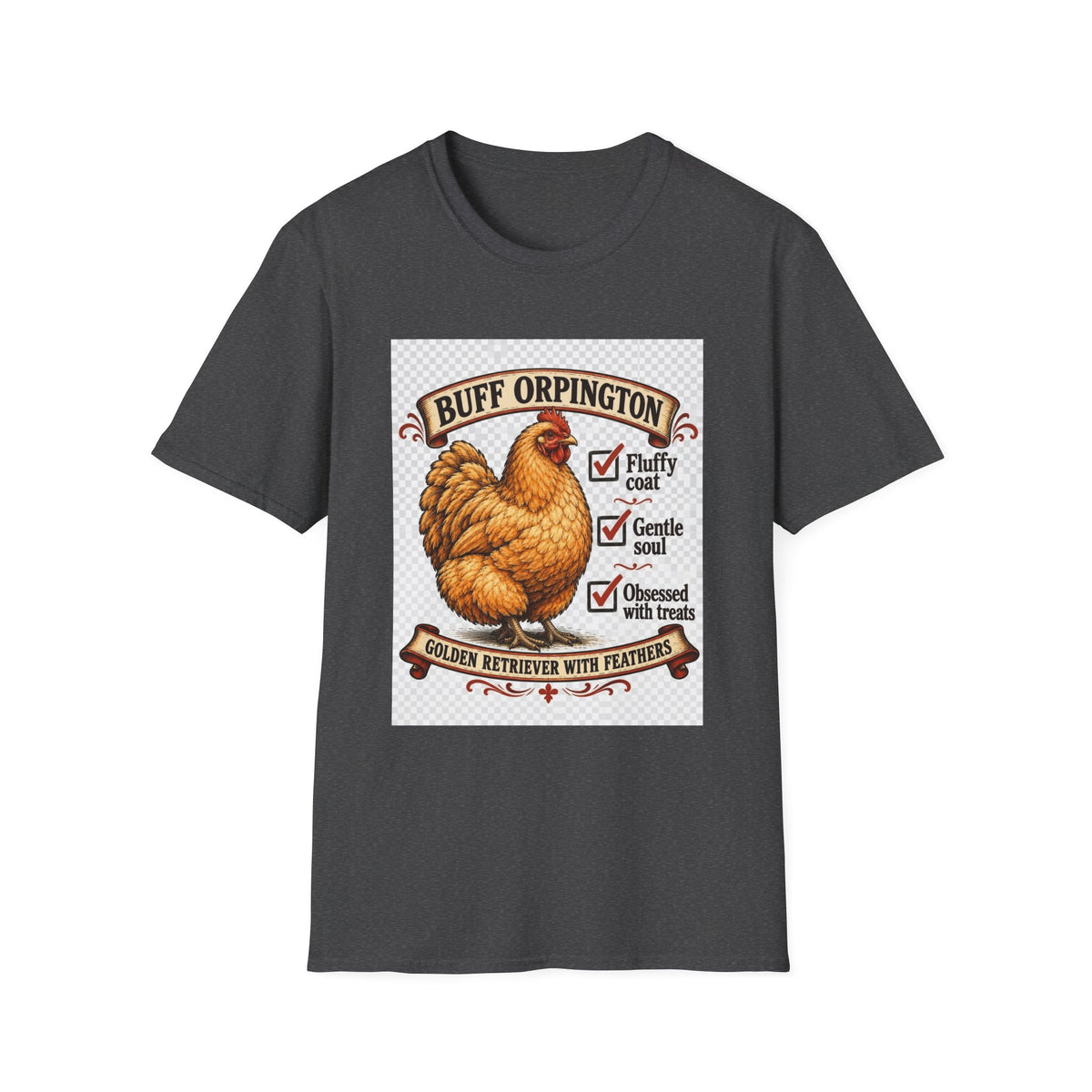 Buff Orpington Golden Retriever Chicken Facts T-Shirt