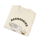 Aggressive Lawn Mowing Goose T-Shirt