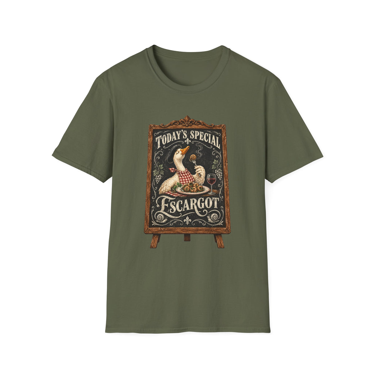 Today's Special Escargot Vintage French Bistro T-Shirt
