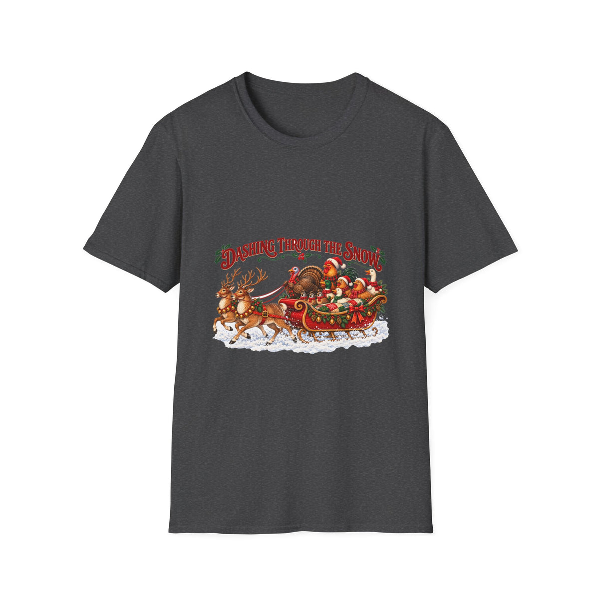 Dashing Through the Snow Christmas T-Shirt