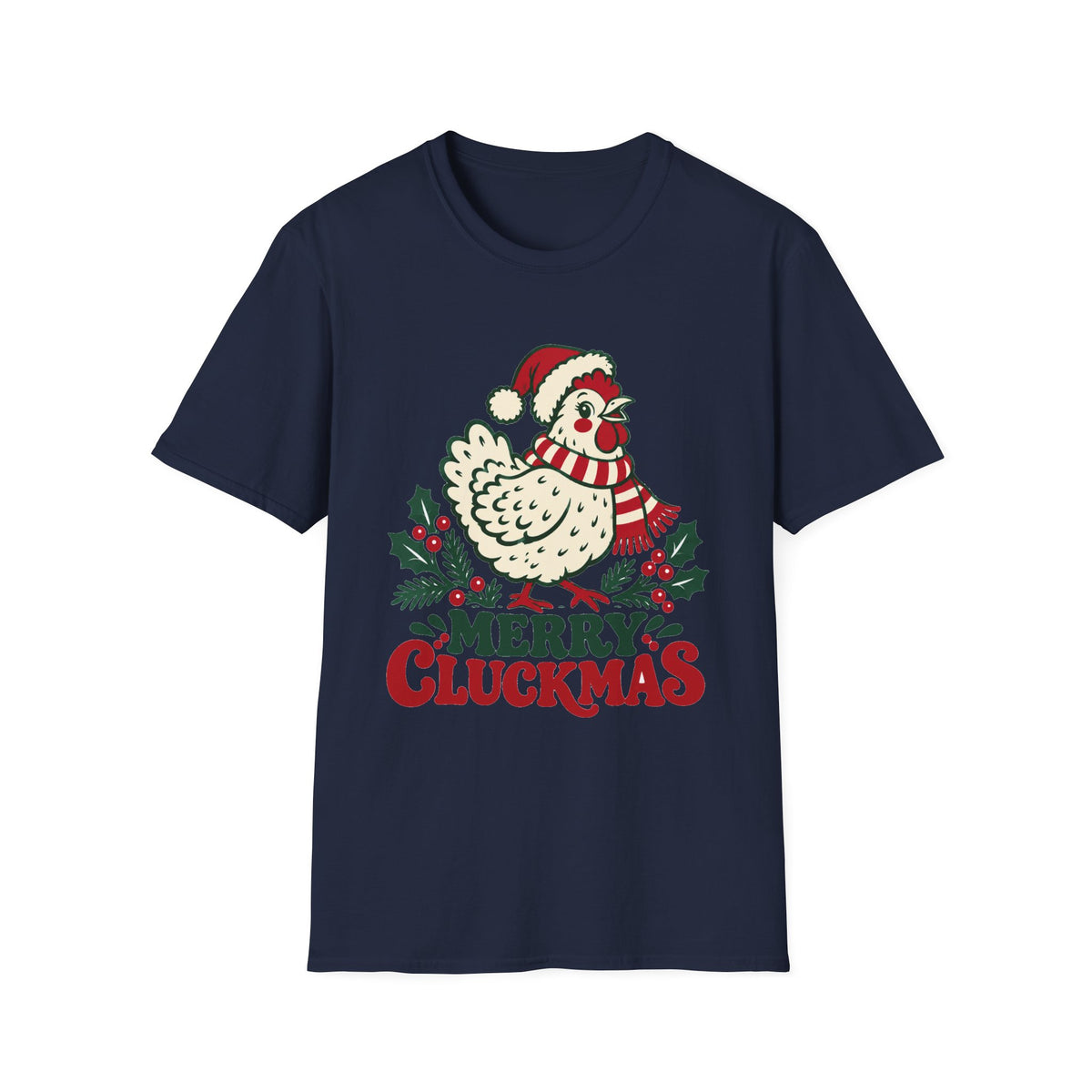 Merry Cluckmas Christmas  T-Shirt