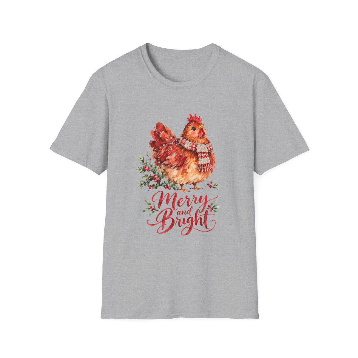 Merry Bright Christmas Squirrel T-Shirt