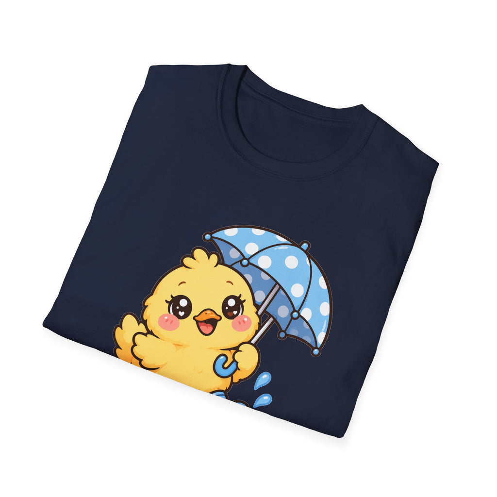 Just Ducky Cute Duck Rainy Day T-Shirt