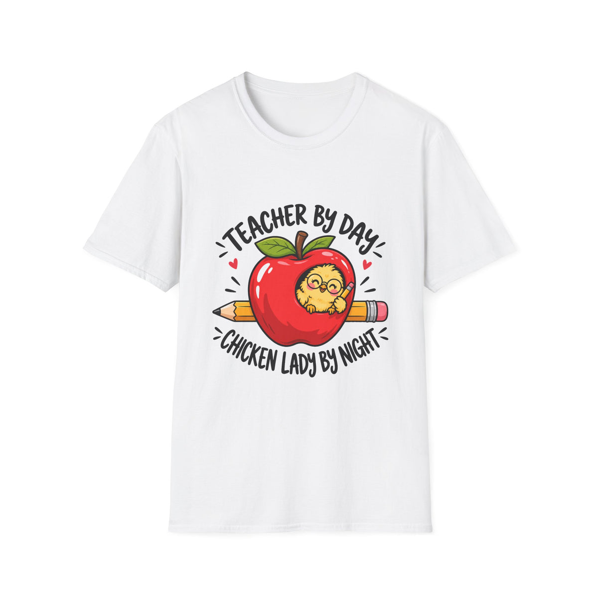 Teacher by Day Chicken Lady by Night T-Shirt