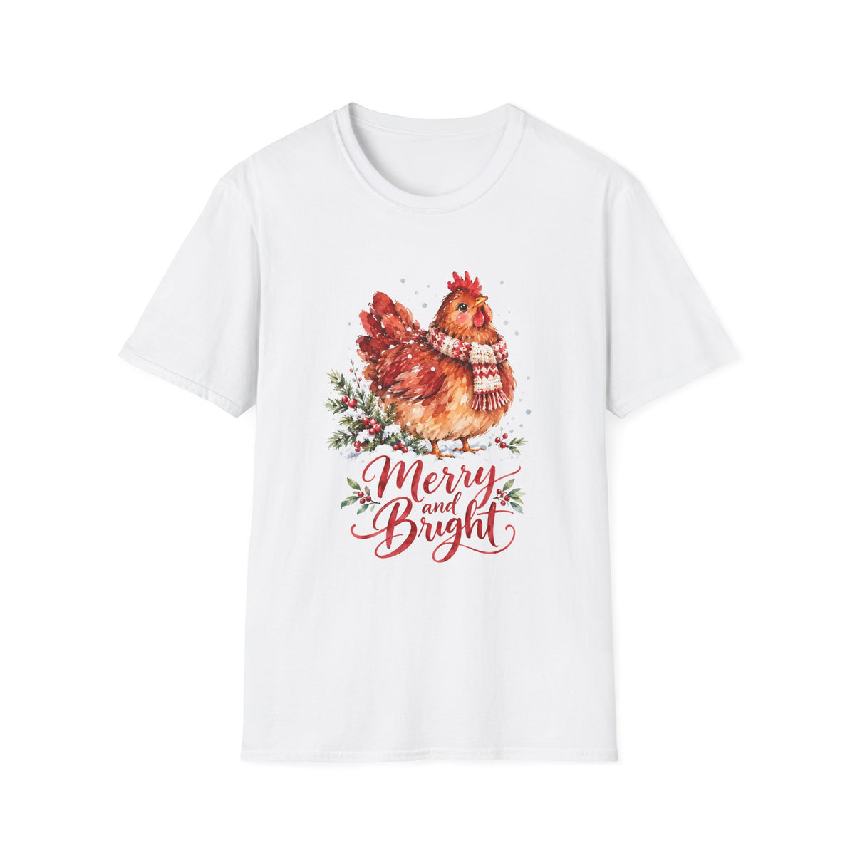 Merry Bright Christmas Squirrel T-Shirt
