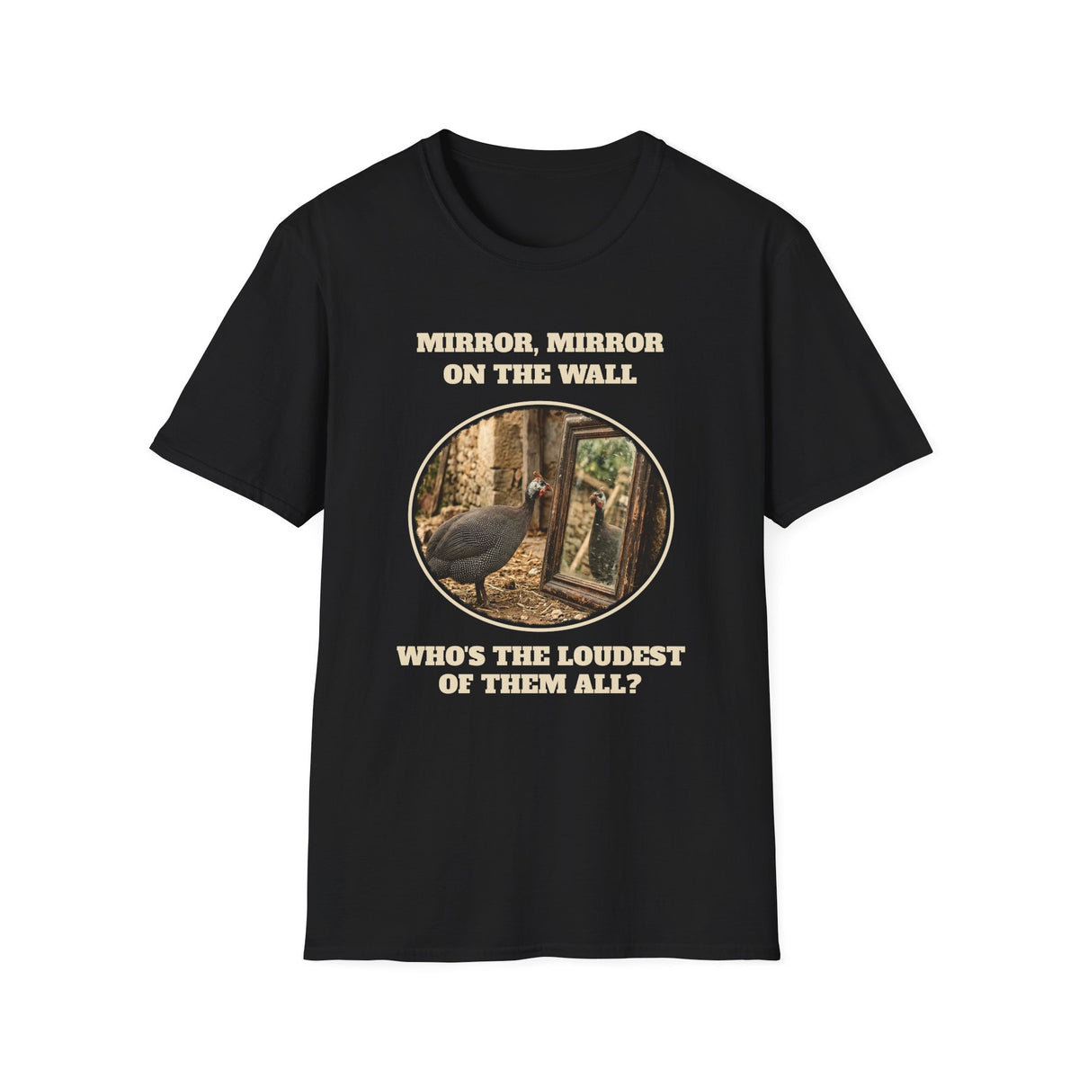 Mirror Mirror Guinea Fowl T-Shirt