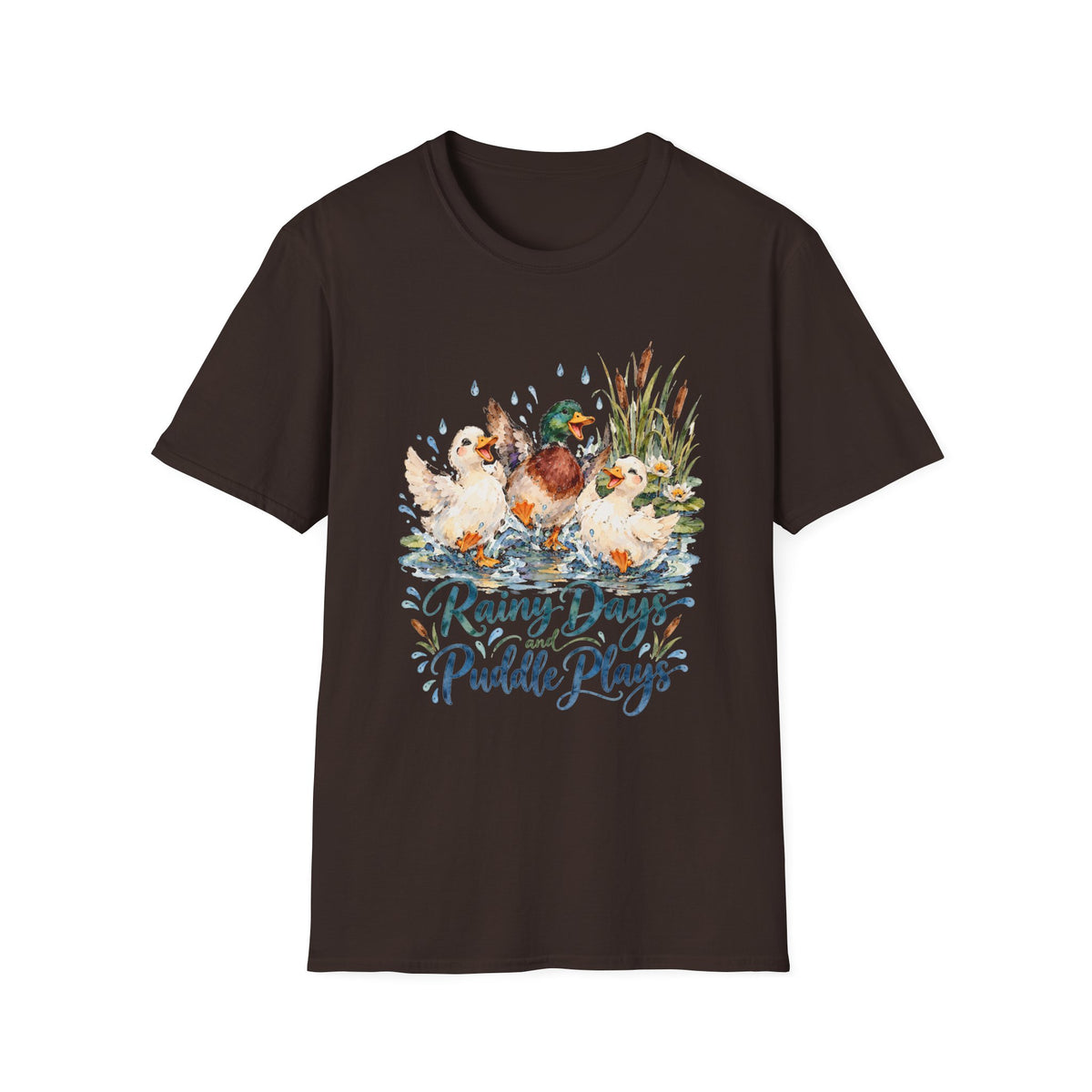 Rainy Days Puddle Plays Duck  T-Shirt