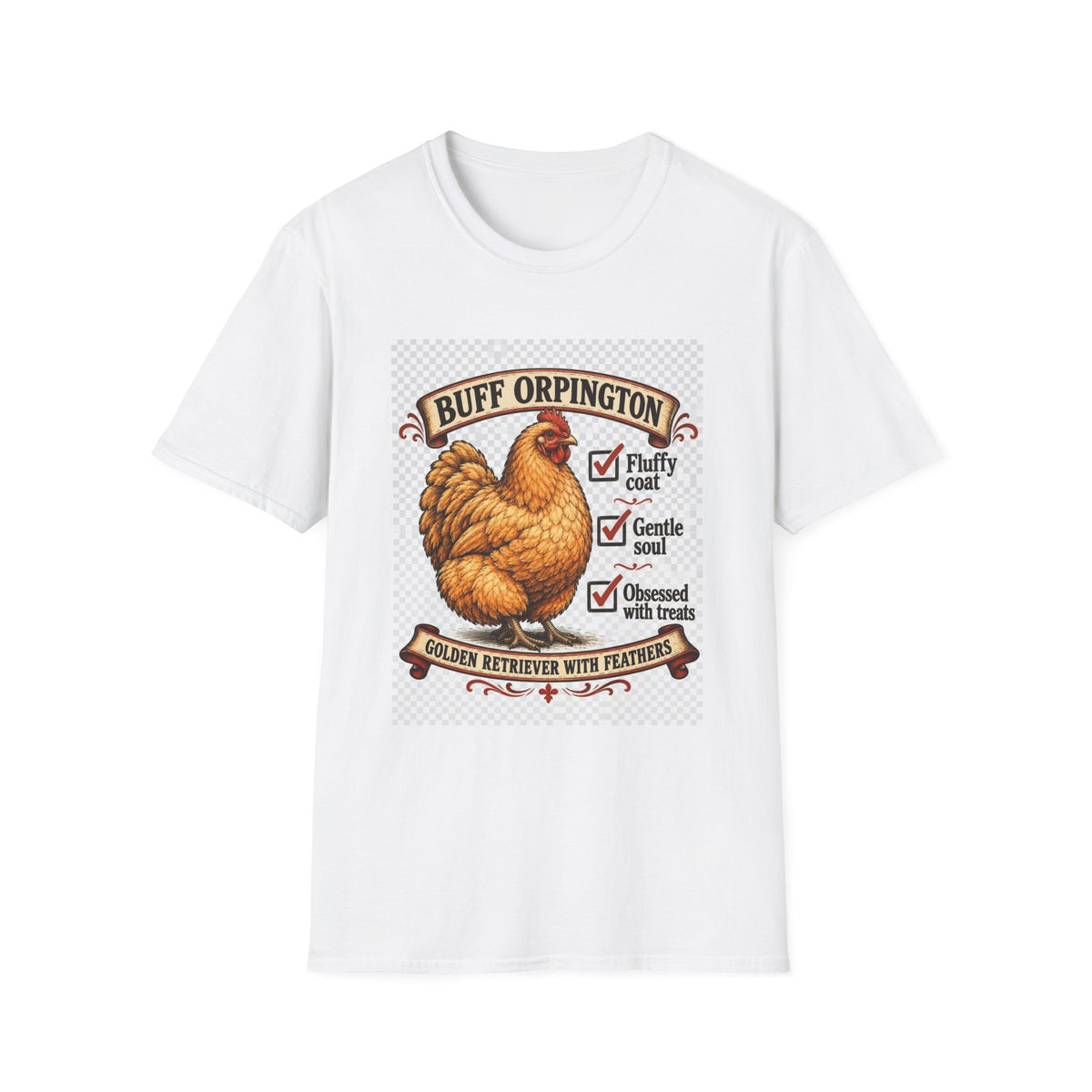 Buff Orpington Golden Retriever Chicken Facts T-Shirt