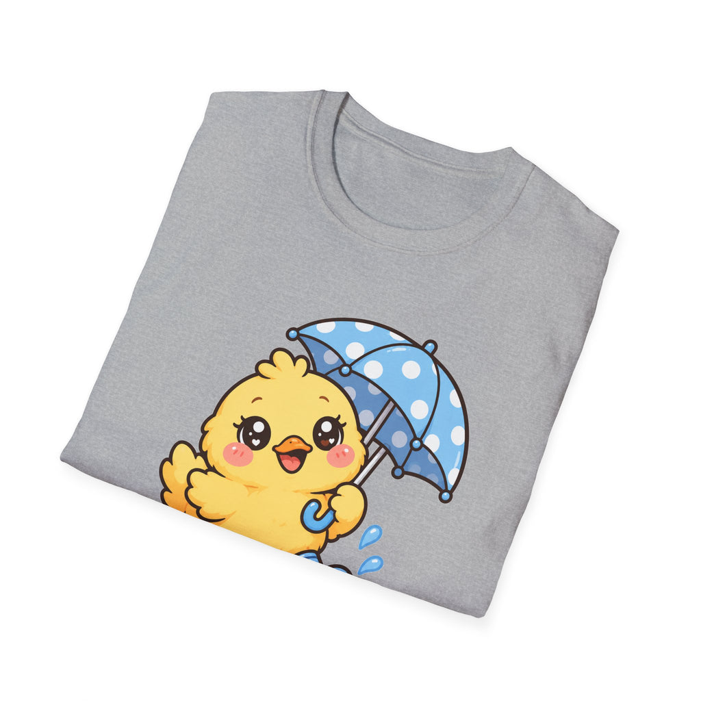 Just Ducky Cute Duck Rainy Day T-Shirt