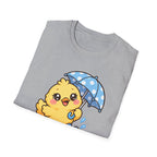 Just Ducky Cute Duck Rainy Day T-Shirt