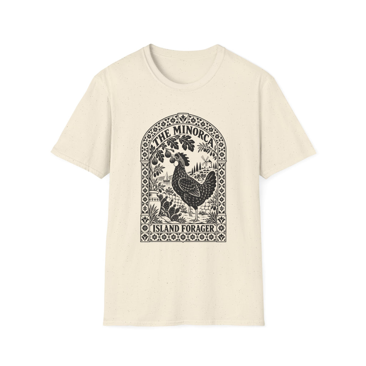 The Minorca Island Forager Rooster T-Shirt