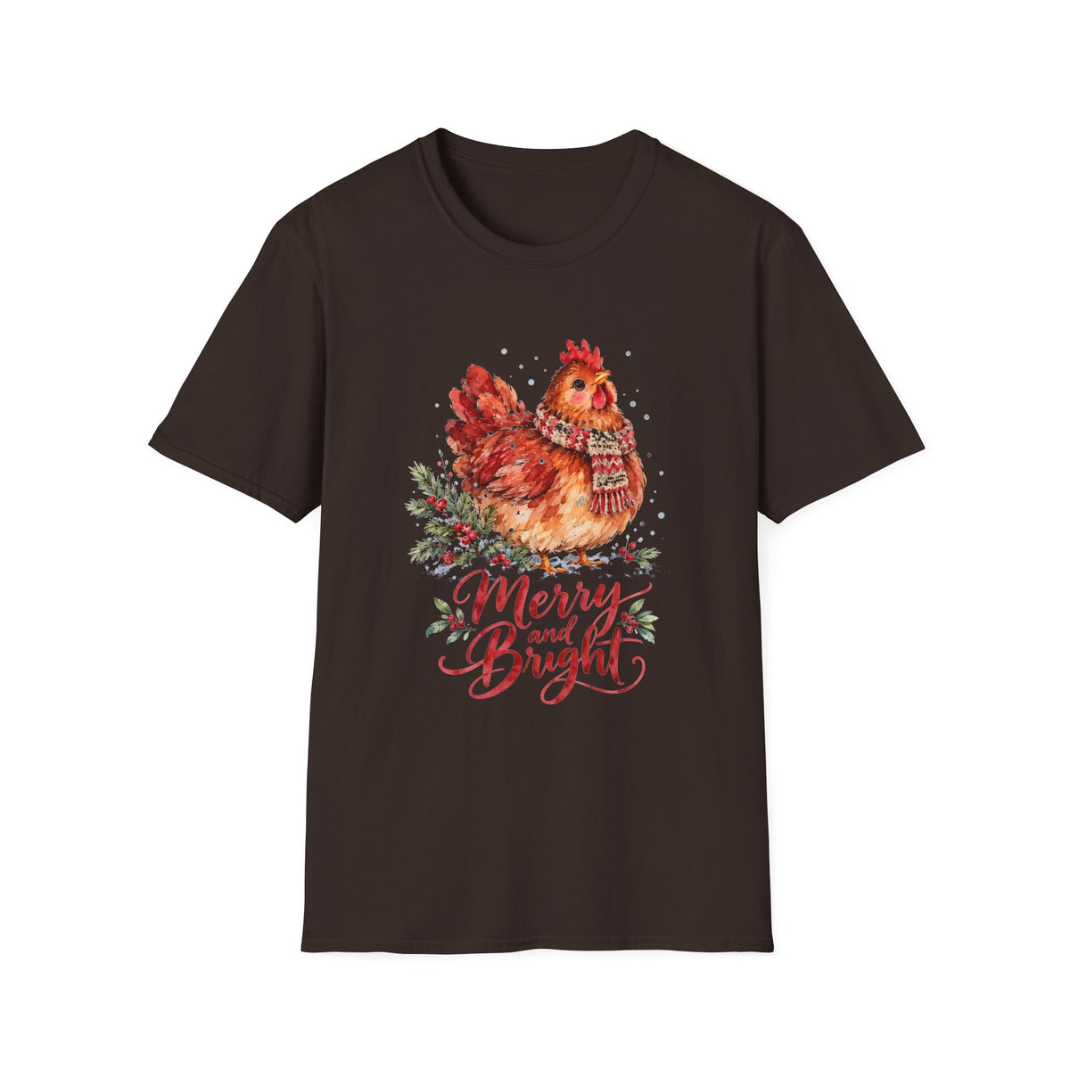 Merry Bright Christmas Squirrel T-Shirt