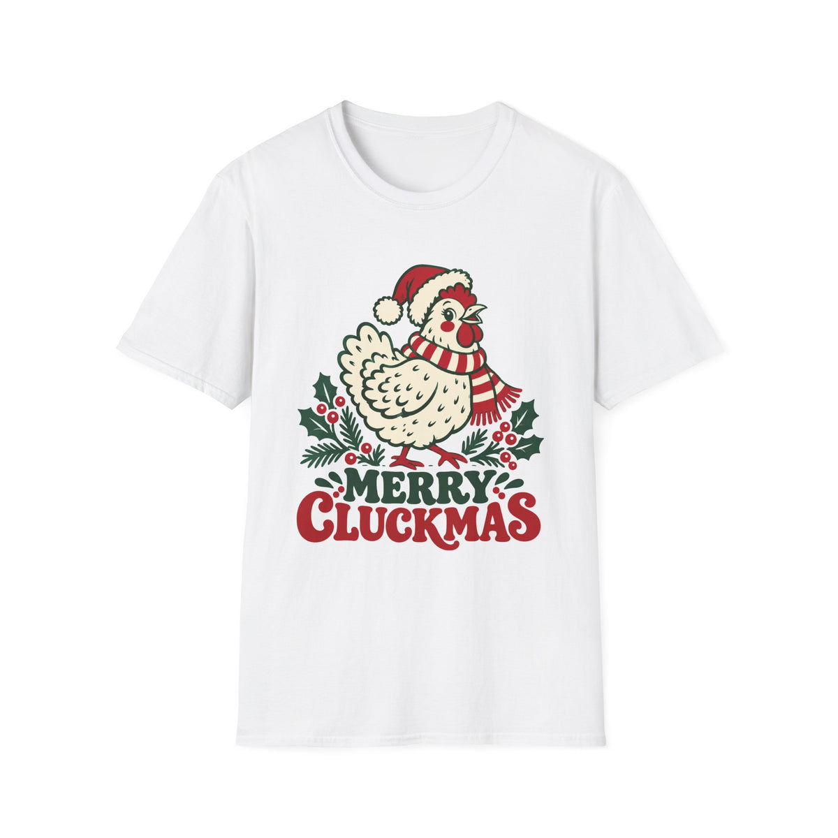 Merry Cluckmas Christmas  T-Shirt