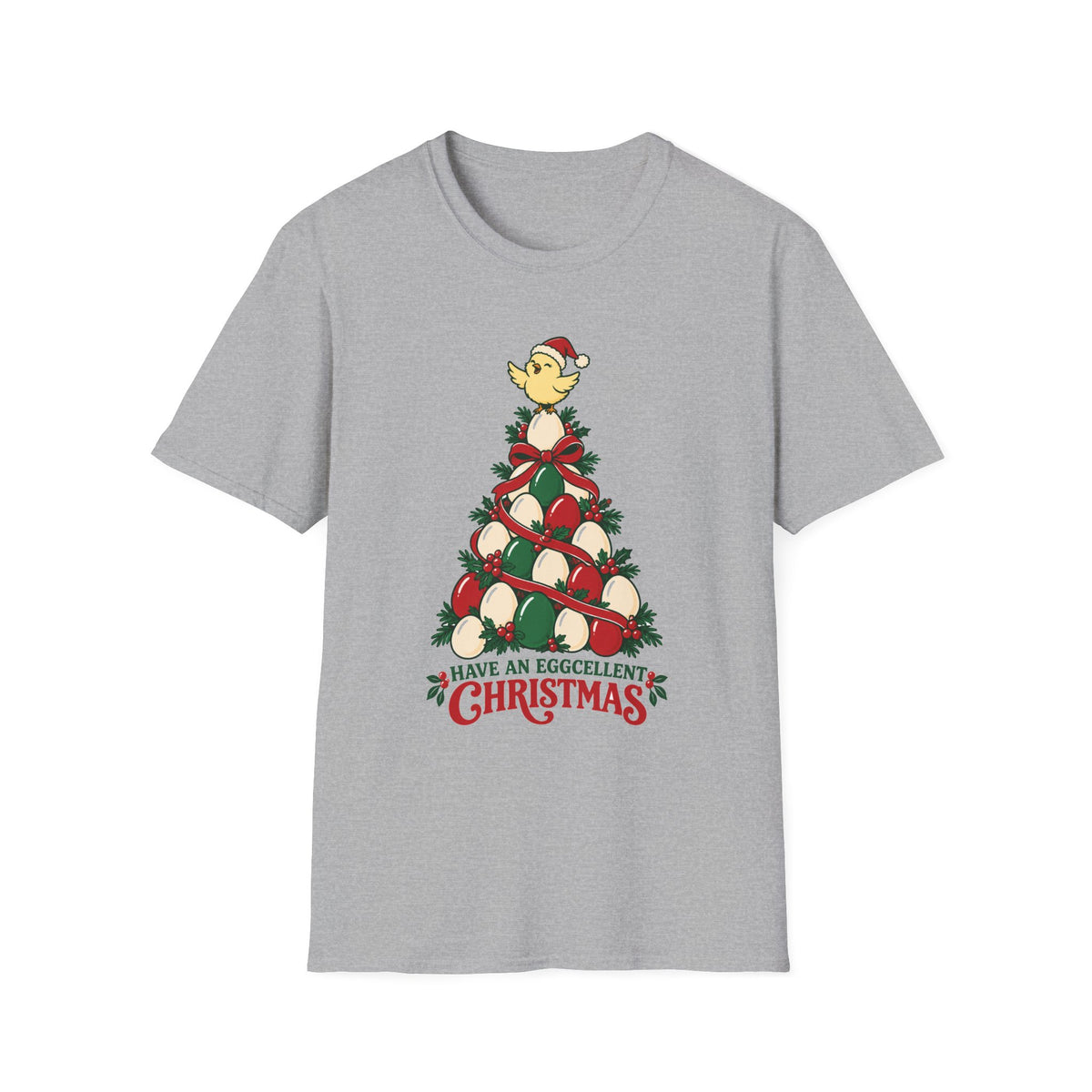 Have an Eggcellent Christmas Chicken Christmas T-Shirt