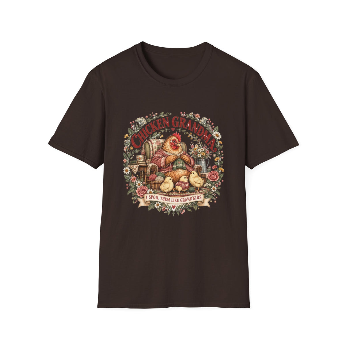Chicken Grandma Vintage Farmhouse T-Shirt