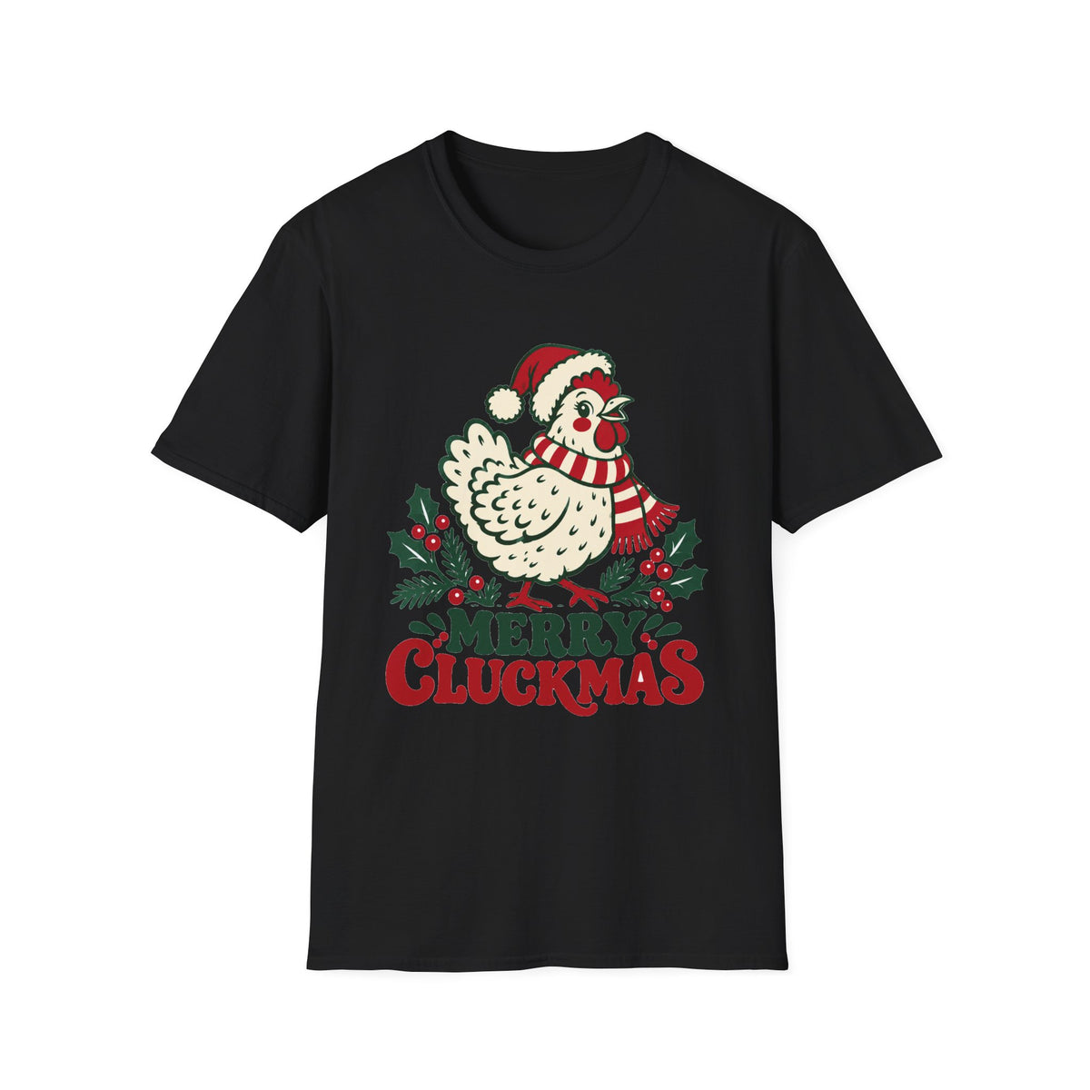 Merry Cluckmas Christmas  T-Shirt