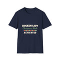 Chicken Lady Christmas Made Activated T-Shirt