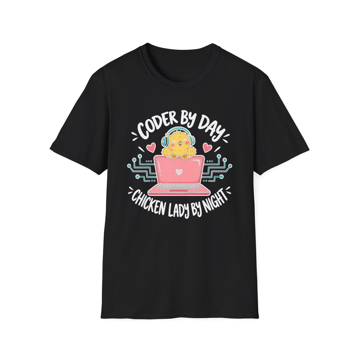 Coder by Day Chicken Lady by Night T-Shirt