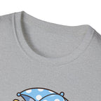 Just Ducky Cute Duck Rainy Day T-Shirt
