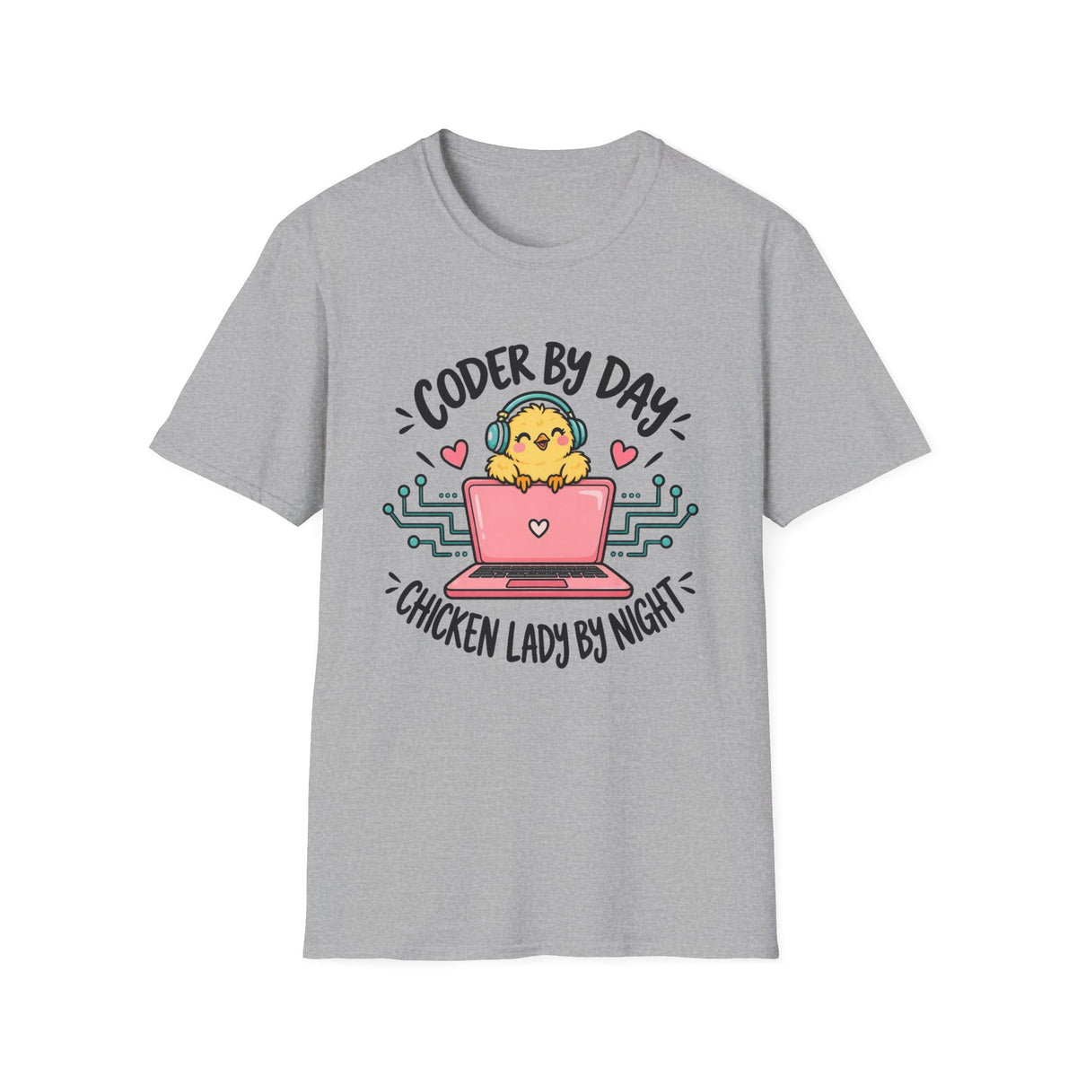Coder by Day Chicken Lady by Night T-Shirt
