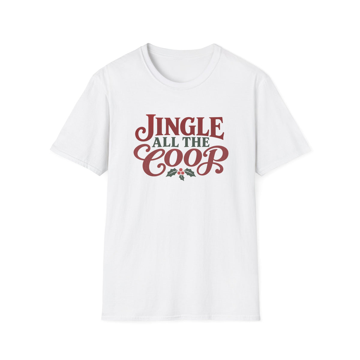 Jingle All the Coop Christmas Chicken Lover T-Shirt