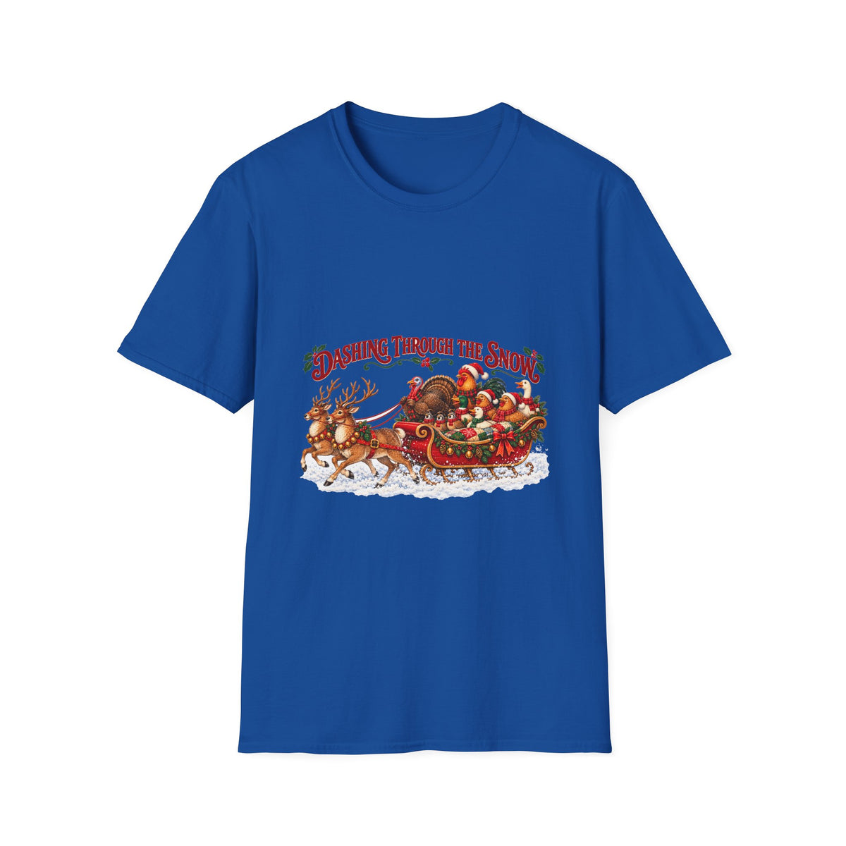 Dashing Through the Snow Christmas T-Shirt