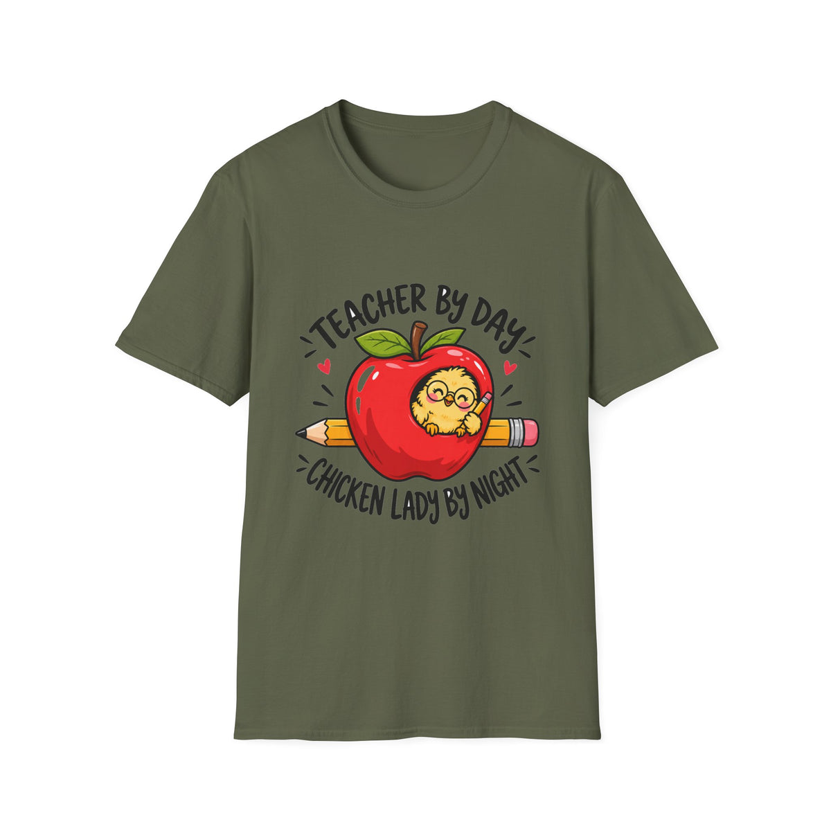 Teacher by Day Chicken Lady by Night T-Shirt