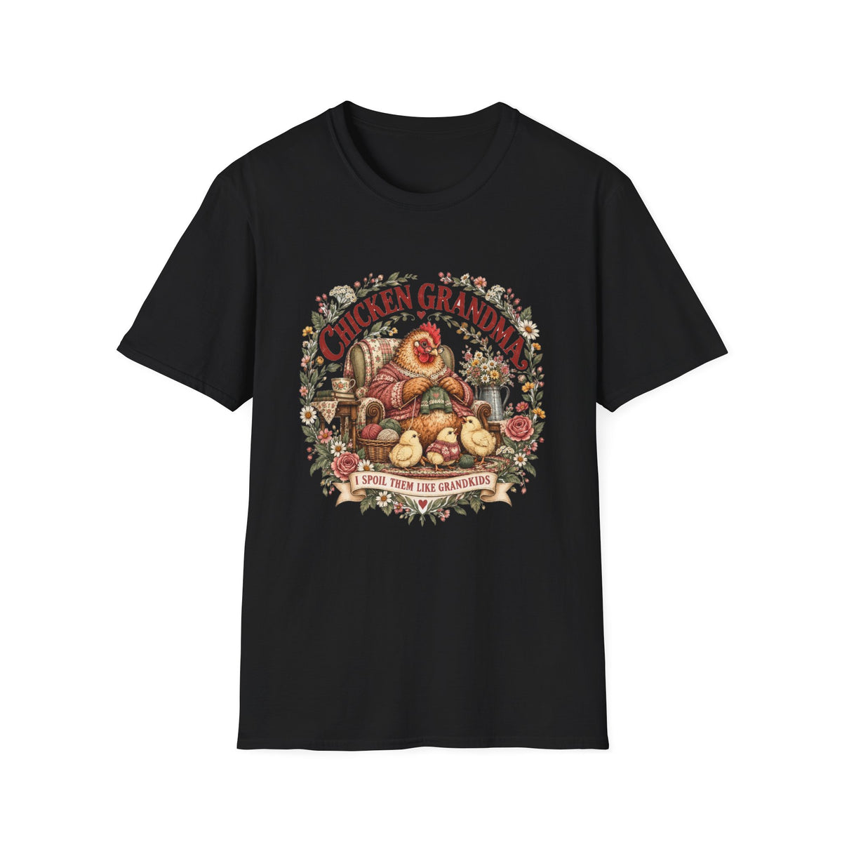 Chicken Grandma Vintage Farmhouse T-Shirt
