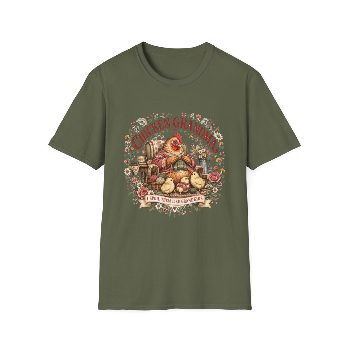Chicken Grandma Vintage Farmhouse T-Shirt