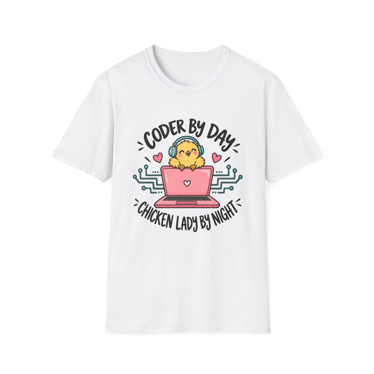 Coder by Day Chicken Lady by Night T-Shirt
