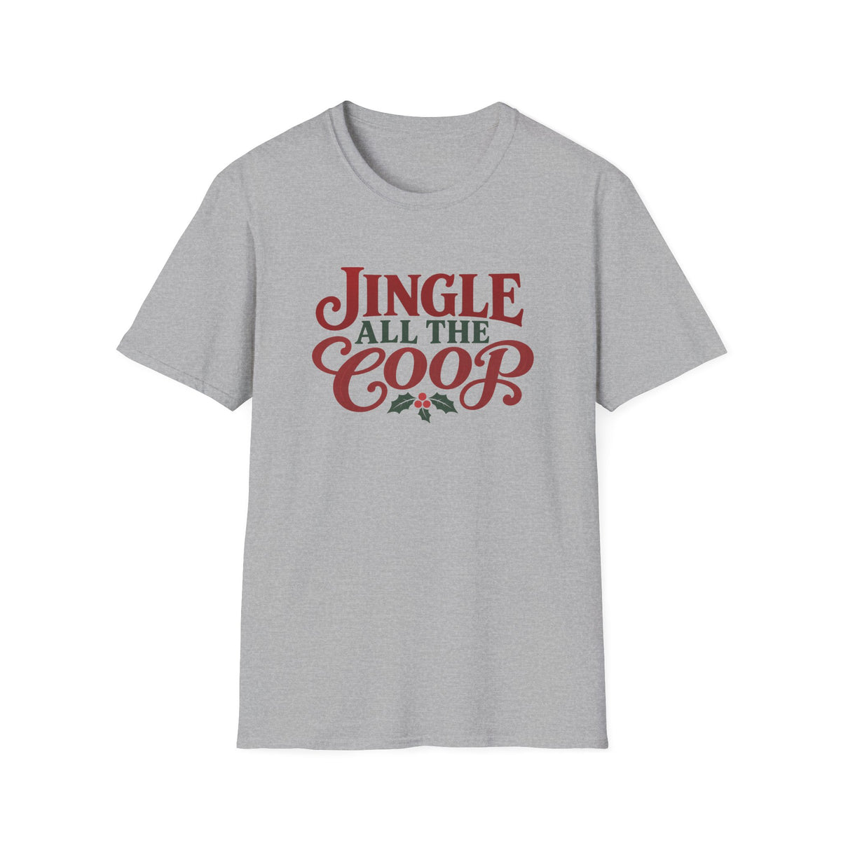 Jingle All the Coop Christmas Chicken Lover T-Shirt