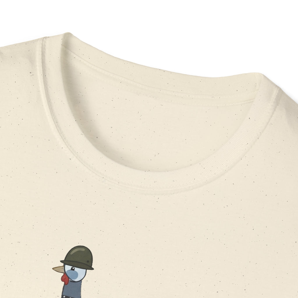 Backyard Security Guineas on Patrol Cartoon T-Shirt