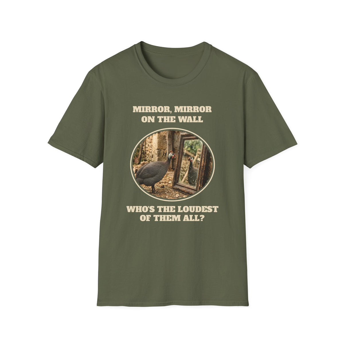 Mirror Mirror Guinea Fowl T-Shirt