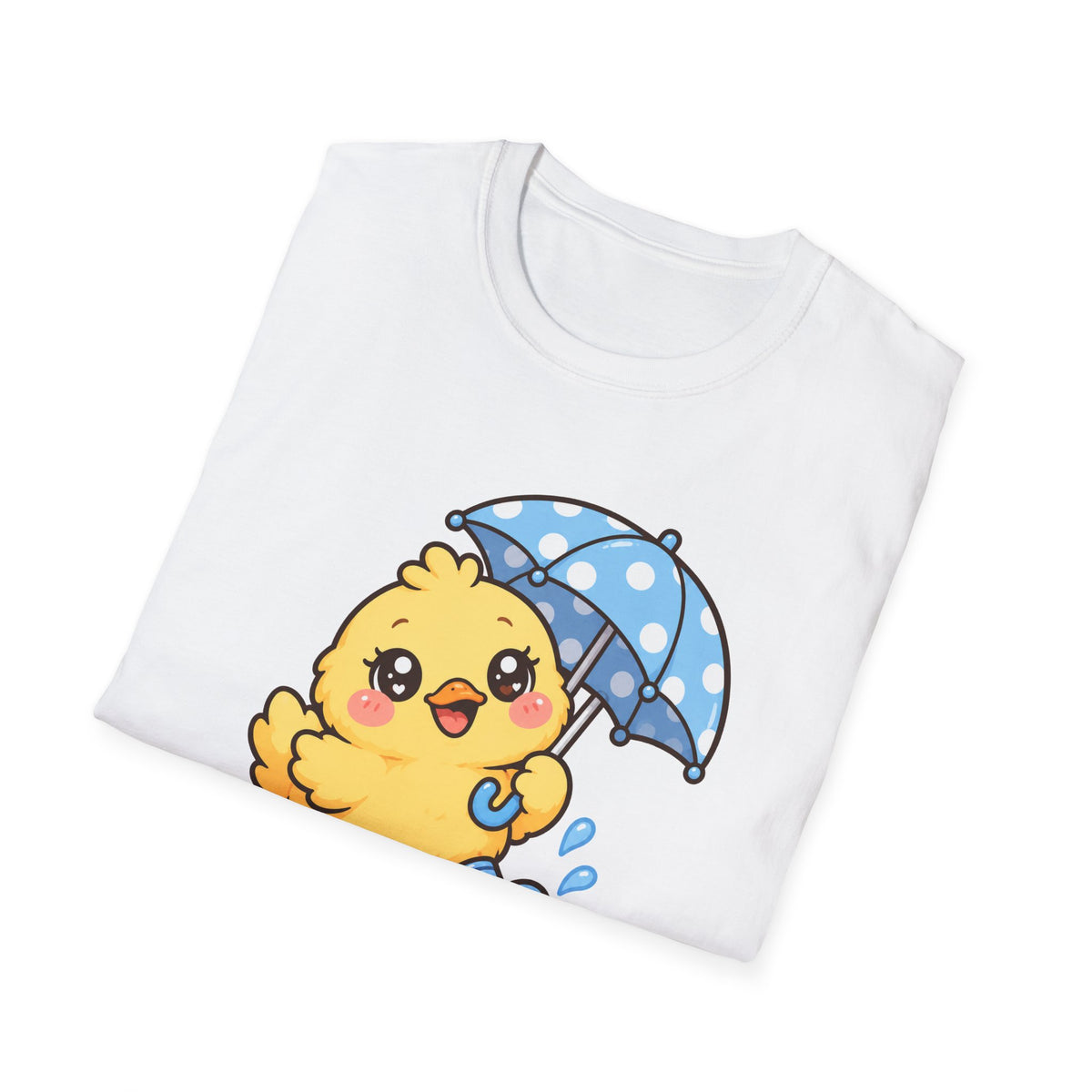 Just Ducky Cute Duck Rainy Day T-Shirt