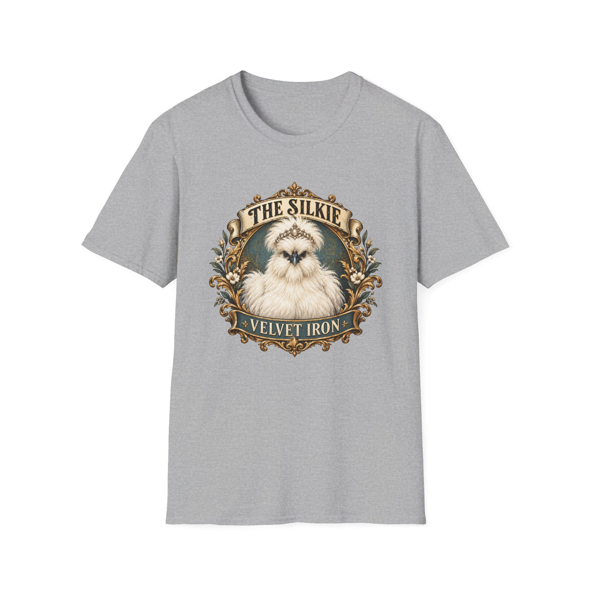 The Silkie Velvet Iron Chicken T-Shirt