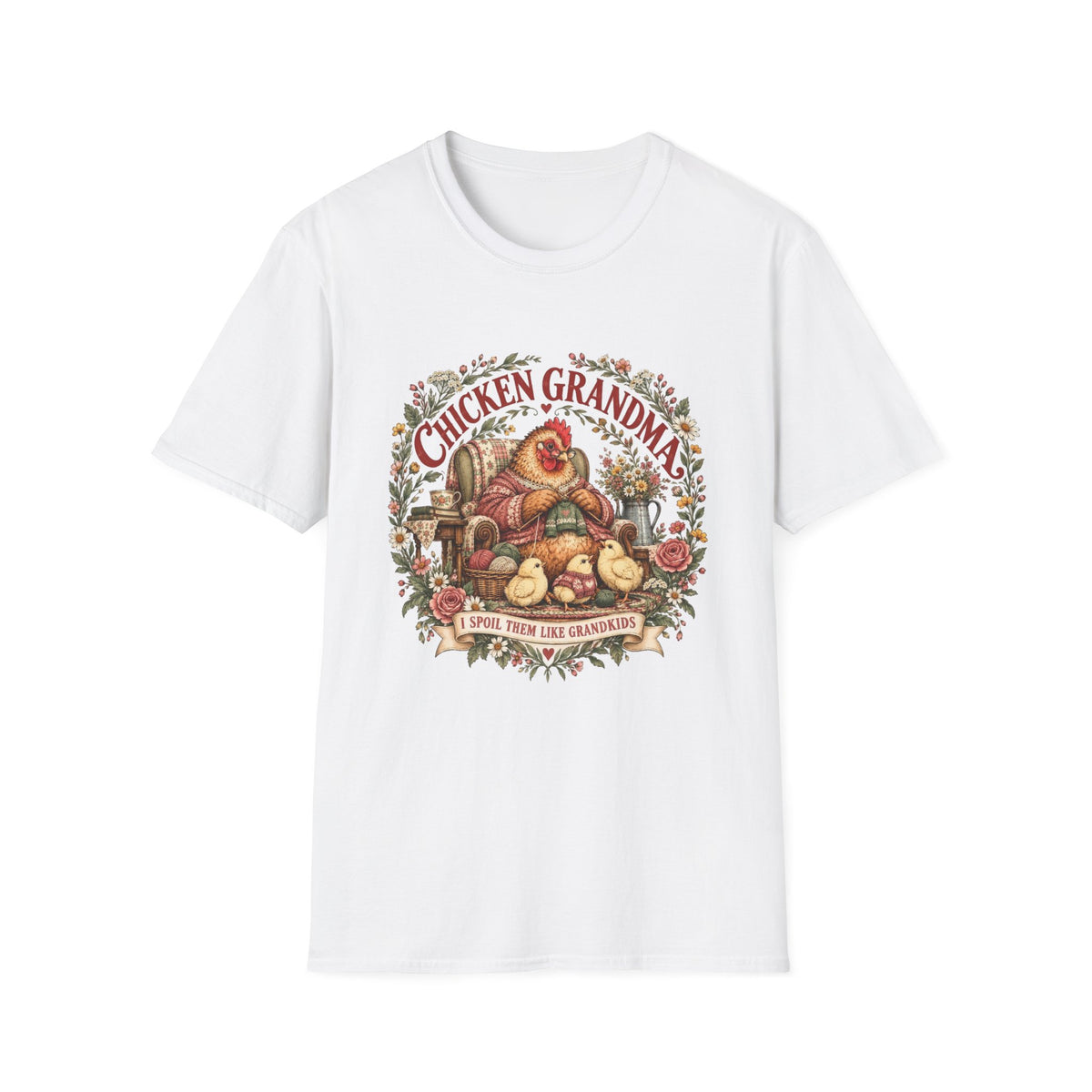 Chicken Grandma Vintage Farmhouse T-Shirt