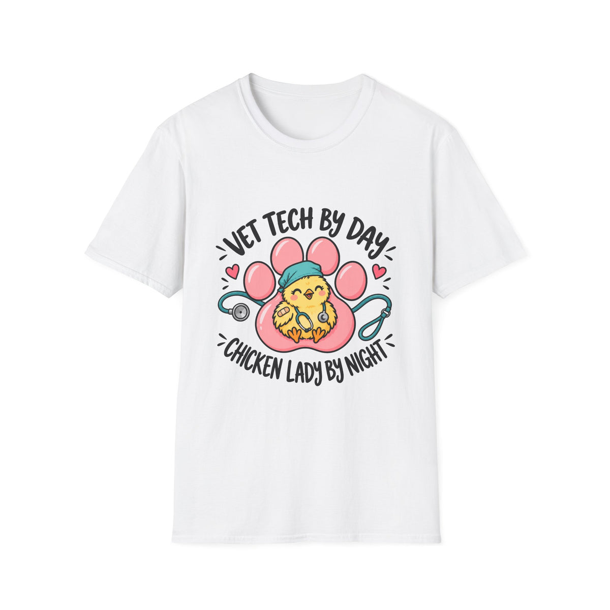 Vet Tech by Day Chicken Lady by Night T-Shirt