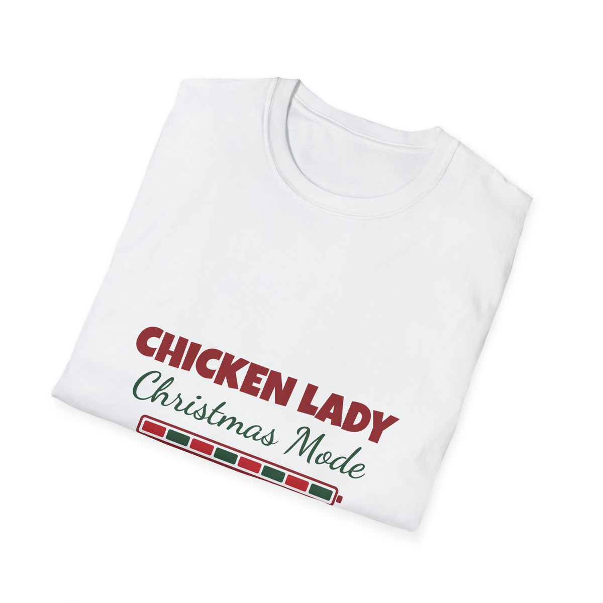 Chicken Lady Christmas Made Activated T-Shirt